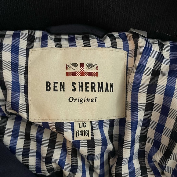 🟢 Navy Blue Ben Sherman Jacket - size 14/16 - Picture 3 of 5